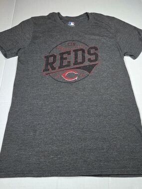 Cincinnati Reds Gray Short-Sleeve Crewneck T-Shirt
